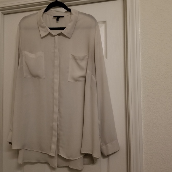 Lane Bryant Tops - Lane Bryant, Plus Size 26/28, Cream Blouse